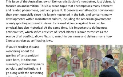 Just Voices: Issue 14, 2017: Antisemitism
